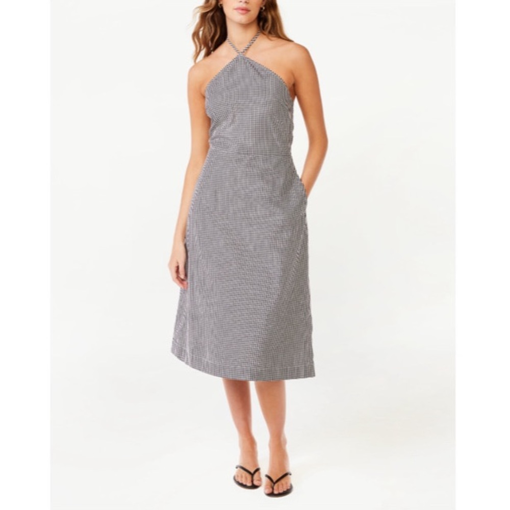 HALTER MIDI DRESS